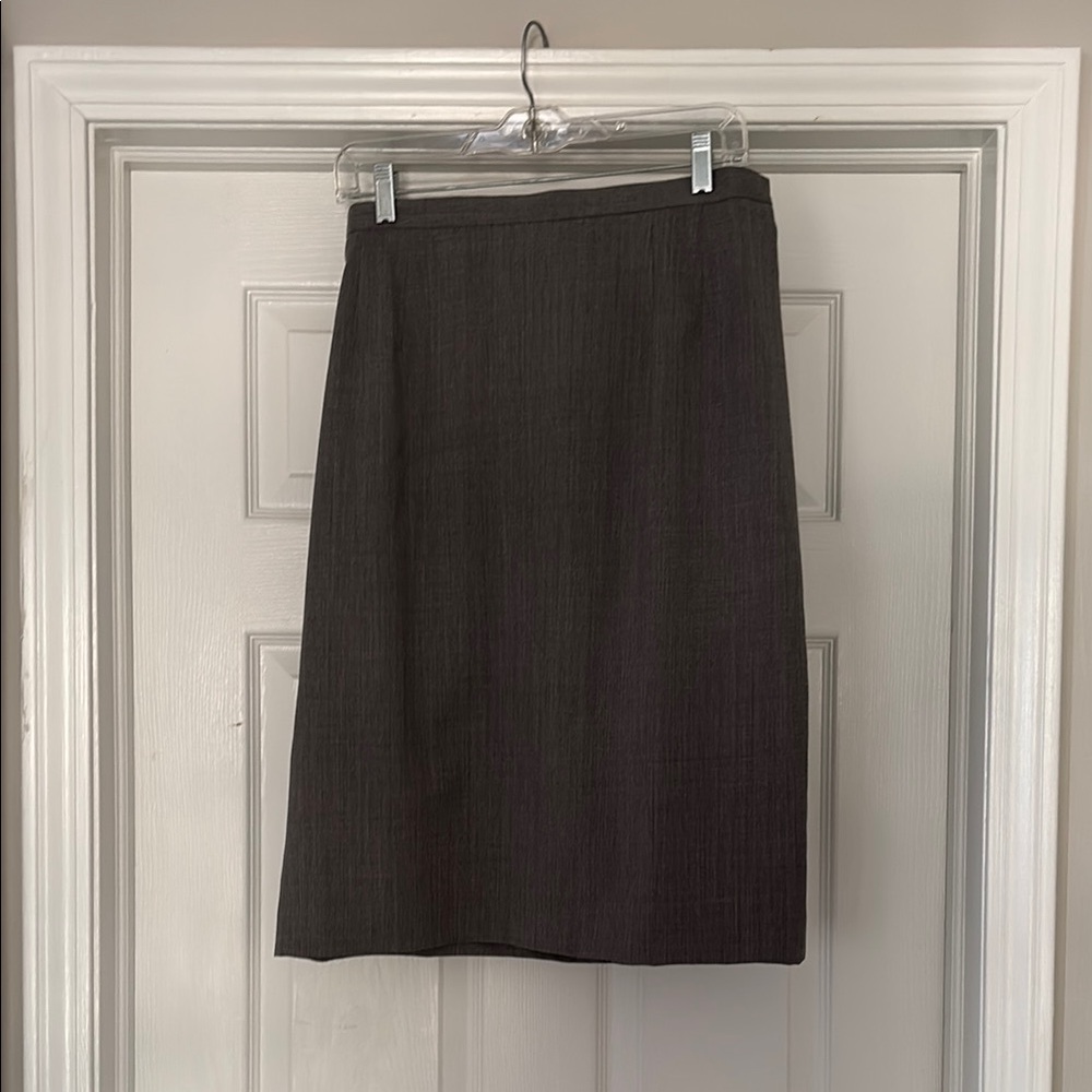 Black Knee-Length Pencil Skirt for Work